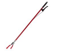 Xclou Pince de préhension rouge de 92 cm de long - Pince à déchets en acier et plastique, légère et ergonomique - Ramasse ordure pour nettoyage en extérieur