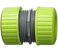 Xclou Raccord réparateur de tuyau d'arrosage 19mm - Réparateur de tuyaux diamètre universel - Raccord pour tuyau d'arrosage en plastique vert
