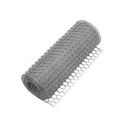 XCLOU Rouleau de Grillage, Clôture de Jardin pour Volière, Maille Hexagonale en Fil de Fer Revêtu de PVC, Hauteur env. 50 cm, Longueur env. 10 m, Vert