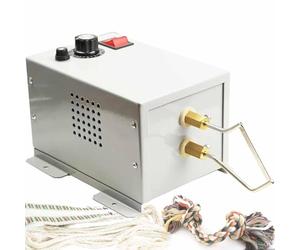 XCSCUK Coupe-Corde électrique 60 W, Coupe-Corde de Bureau à Lame chauffante latérale, avec Lame chauffante en Alliage, température réglable, pour Tissus et Caoutchouc
