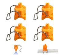 XCSJ Buse de pulvérisation avec clip, buse de serrage, pince de ventilateur plate réglable compatible avec tuyau de 25 mm pour lavage de voiture, pulvérisation de produits chimiques, irrigation