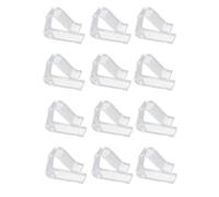 XCTDSVAH Pince Nappe 12 Pcs Securing Clip Transparent Tablecloth Rectangle Tablecloths Clips Cover Clamps
