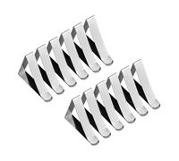 XCTDSVAH Pince Nappe 12 Pcs Stainless Steel Tablecloth Clip,Non-Slip Adjustable Table Cover Clamps Cloth Holders for Party Picnic