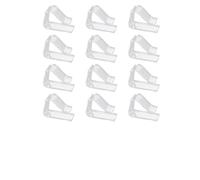 XCTDSVAH Pince Nappe 12pcs Clear Tablecloth Clips Transparent Clamps for Kitchen Outdoor Anti Slip Table Cover Fixing Picnic Buffets