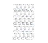 XCTDSVAH Pince Nappe 25 PCS Table Skirting Clips Plastic Tablecloth Transparent with Hook and Loop for Meeting Party Indoor Outdoor Events