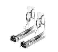 XCTDSVAH Pince Nappe 2PCS Home Stainless Steel Table Cloth Tables Cover Clips Fixing Clip Holder Clamps Party Tool Anti-Slip Outdoor Windproof