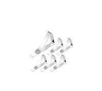 XCTDSVAH Pince Nappe 4-12pc Stainless Steel Tablecloth Clamps Table Cloth Clips Holder for Party Wedding Promenade Picnic Cover Decor