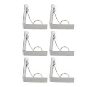 XCTDSVAH Pince Nappe 6pcs Clips Set Stainless Steel Camping Picnic Elastic Accessory Table Cover Clamps Outdoor Portable