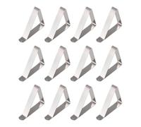 XCTDSVAH Pince Nappe Stainless Steel Tablecloth Clip,Non-Slip Adjustable Table Cover Clamps Cloth Holders for Party Picnic