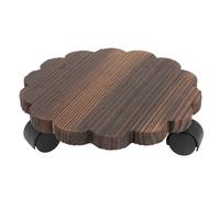 XCTDSVAH Soucoupe Pot Fleur Plateau carré jardinière Amovible Base Mobile Support de Pot Fleur Pots Roue Rangement en Bois