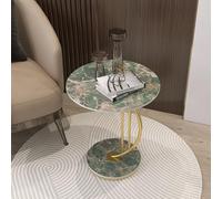 XDgfjrCGKJ Petite Table Ronde Martini, Table de Chevet d'angle(/Gold C)