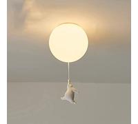 XDJ LED Dessin Animé Lustre d'ours, Mignonne Ours Contagieux Ballon Plafonnier, Nordique Ours Polaire Lampe Suspension, des Gamins Jardin D' Enfants Salon Chambre Décoratif Lampe À Bulles