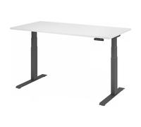 XDKB 16 G | Bureau - Blanc 160 x 80 réglable en hauteur électriquement