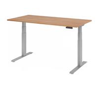 XDKB 16 S | Bureau 160 x 80 réglable en hauteur électriquement Noyer