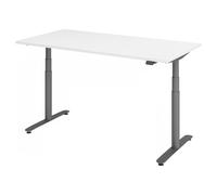 XDLR 16 G | Bureau - Blanc 160 x 80 réglable en hauteur électriquement