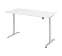 XDLR 16 S | Bureau - Blanc 160 x 80 réglable en hauteur électriquement