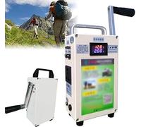 XDLYWUZIQ Générateur à Manivelle 20w, Chargeur Rapide à Manivelle, Banque De Puissance Haute Puissance Grande Capacité Générateur d'alimentation Mobile De Champ D'éclairage Domestique Extérieur