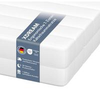 XDREAM Pure Matelas 7 zones 90 x 190 cm - Matelas ergonomique en mousse froide - Certifié Öko-Tex - Dureté H4 (H4) - Hypoallergénique et antibactérien - Hauteur 11 cm - 90 x 190 cm