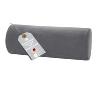 XDREAM Traversin en mousse viscoélastique ergonomique - Coussin pour nuque, genoux et yoga - Coussin en mousse à mémoire de forme - Housse lavable - Certifié Öko-Tex - Diamètre 15 cm x 40 cm