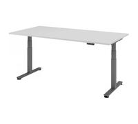 XDSM 2E G | Bureau 200 x 100 réglable en hauteur électriquement Gris