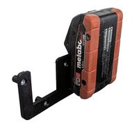 Xebtec Support de batterie compatible avec 2 batteries Metabo 18 V - Support mural pour batterie