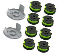XEDLAMP Bobine de fil de rechange for coupe-bordures, 0,079" (2,1 cm) à alimentation automatique et capuchon, for Ryobi, RAC142 36 V, for coupe-bordures sans fil RLT36B33 RY36LT33A-0 (12 bobines + 2 c