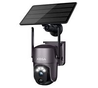 Xega 2K Caméra de sécurité Solaire extérieure sans Fil Extérieure