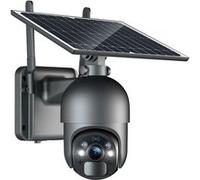 Xega 3G/4G LTE caméra de sécurité extérieure sans Fil à énergie Solaire, inclinable à 355°/95°,2K capteur de Mouvement PIR, Vision Nocturne, Conversation bidirectionnelle, Carte SIM Incluse. G