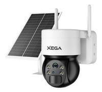 Xega 3G/4G LTE Caméra Surveillance Solaire Extérieure sans Fil PTZ Caméra, 2K HD Vue à 360°, Capteur de Mouvement PIR, Vision Nocturne, Conversation Bidirectionnelle, Carte SIM Incluse [Classe énergét