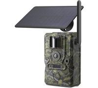 Xega 4G Caméra de Chasse Solaire 2K, Carte SIM, Surveillance Faune, PIR Détection, Vision Nocturne, GPS, Alarme Instantanée G
