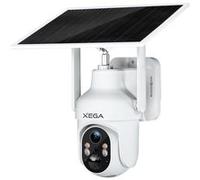 Xega 4G LTE Caméra Surveillance avec Carte Sim Détection de Mouvement et Alarmes Sonore G