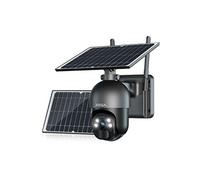 Xega Caméra de Sécurité Extérieure 2K 3G/4G LTE à Energie Solaire?2 Panneaux?PIR, Vision Nocturne, Audio, Carte SIM Incluse