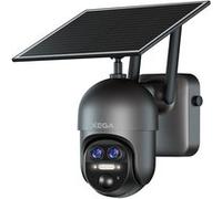 Xega Caméra Surveillance 4G Solaire 2K Extérieure Sans Fil - Zoom 12X, PTZ, Double Objectif, Carte SIM, PIR/AI, Vision Nocturne Couleur 30m, IP66 G
