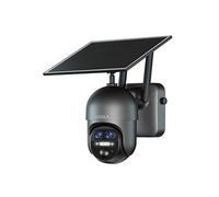Xega Caméra Surveillance 4G Solaire 2K Extérieure Sans Fil - Zoom 12X, PTZ, Double Objectif, Carte SIM, PIR/AI, Vision Nocturne Couleur 30m, IP66