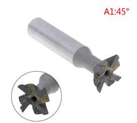 Xeju 20mm 3/4"" X 60° / 45° Degree Hss Dovetail Cutter Milling High Speed Steel Tool