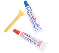 Xeju 2pcs Super Fort Époxy Transparent Colle Résine Colle Immédiate B) Artisanat