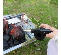 Xeme 1pc*Bbq Manivelle Ventilateur Souffleur D'air Alimenté Feu Bellows Camping En Plein Air Cuisine