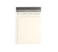 Xeme Bloc-Notes De Bureau Planificateur Quotidien Bureau Liste De Contrôle Bloc-Notes Liste Des Tâches Schooll Papeterie De Bureau