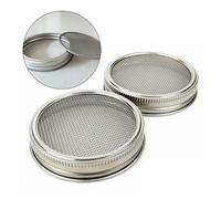 Xeme Couvercles De Germination De Tamis D'acier Inoxydable Pour La Mise En Conserve Large De Maçon De Bouche