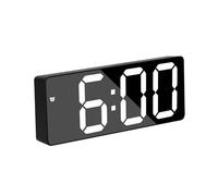 Xeme Creative Miroir Réveil Multifonction Led Horloge Maquillage Miroir Réveil Batterie Plug-In Réveil À Double Usage