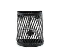 Xeme Métal Fer Net Maison De Bureau Culture Et Créative Fournitures De Stockage Papeterie Magnétique Deux Grille Carré Porte-Stylo Créatif