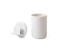XEME Porte-Gobelet Pour Brosse À Dents Boxi, Crochets D'Aspiration Muraux Avec Tasses, Support De Couvercle De Rangement Pour Brosse À Dents, Accessoires De Salle De Bain