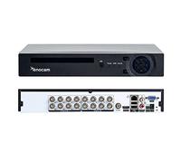 Xenocam DVR Hybride 5 en 1 16 canaux 1080N(1080P NVR+1080N AHD+960H analogique+TVI+CVI) Surveillance Système de sécurité Enregistreur vidéo Détection de Mouvement HDD et caméras Non Inclus