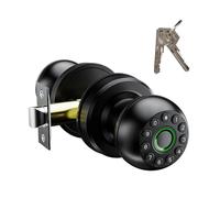 Xenocam Poignée de Porte à Empreinte Digitale, Serrure de Porte Électrique, Serrure de Porte Intelligente, Serrure de Porte Biométrique, Serrure Intelligente avec Contrôle par Application