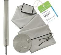Xenoria Protection pour séchoir à linge parapluie de qualité supérieure - Compatible avec tous les modèles - Tissu Oxford 600D robuste - Imperméable et résistant aux UV - Fermeture éclair sur toute la
