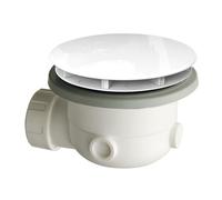 Xenz Bonde de receveur de douche 90 mm blanc brillant BB124-01
