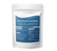 Xevinas Mastic époxy renforcé en acier, mastic de réparation polyvalent haute résistance, colle époxy pour métal, bois, céramique, pierre, carrelage, plastique (A)