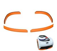 Xevinas Navimow Accessoire de protection des bords pour tondeuse Segway Navimow i105e & i108e - Protection Bumper Tuning facile à brancher sans collage nécessaire Orange (A)