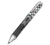Xezo Maestro Streamliner Stylo à bille - Nacre, Labradorite 5 carats, Fabriqué à la main, Édition limitée, Numéroté