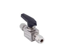 XFMZFUBD 1 Robinet à Boisseau sphérique à Deux Voies for gaz, Tube Droit de 8 mm 3/8 po, en Acier Inoxydable 316, 3000 psi(8mm)